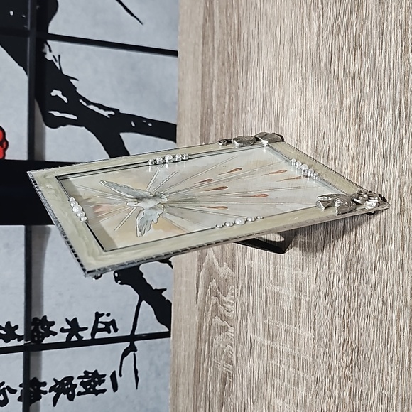 Flying Dove Sending Healing Blessings Majestic Framed Art - Picture 7 of 8